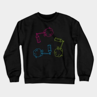 Spray Can Neon Crewneck Sweatshirt